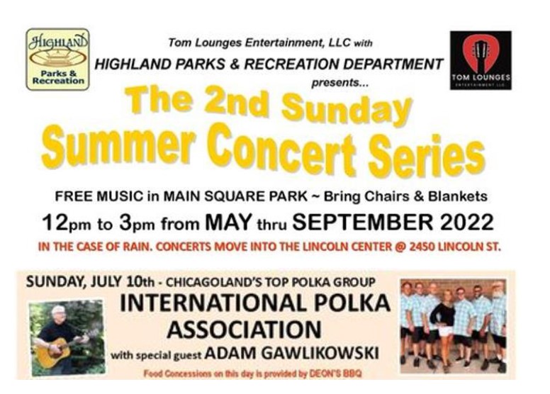 Highland, IN Summer Concert Series