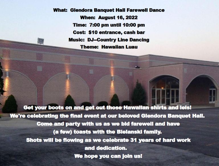 Glendora Banquets Farewell Dance