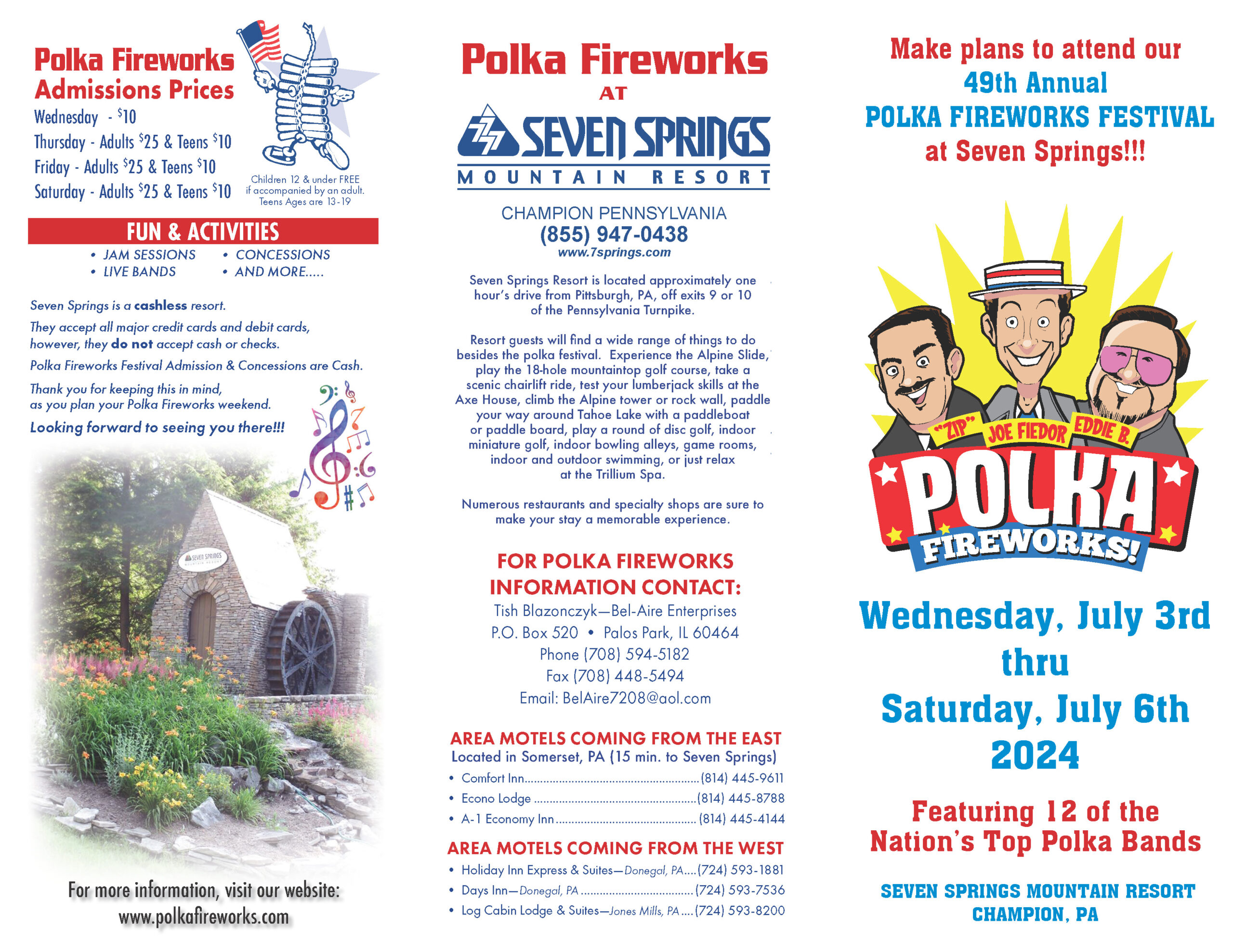 POLKA FIREWORKS FESTIVAL at Seven Springs