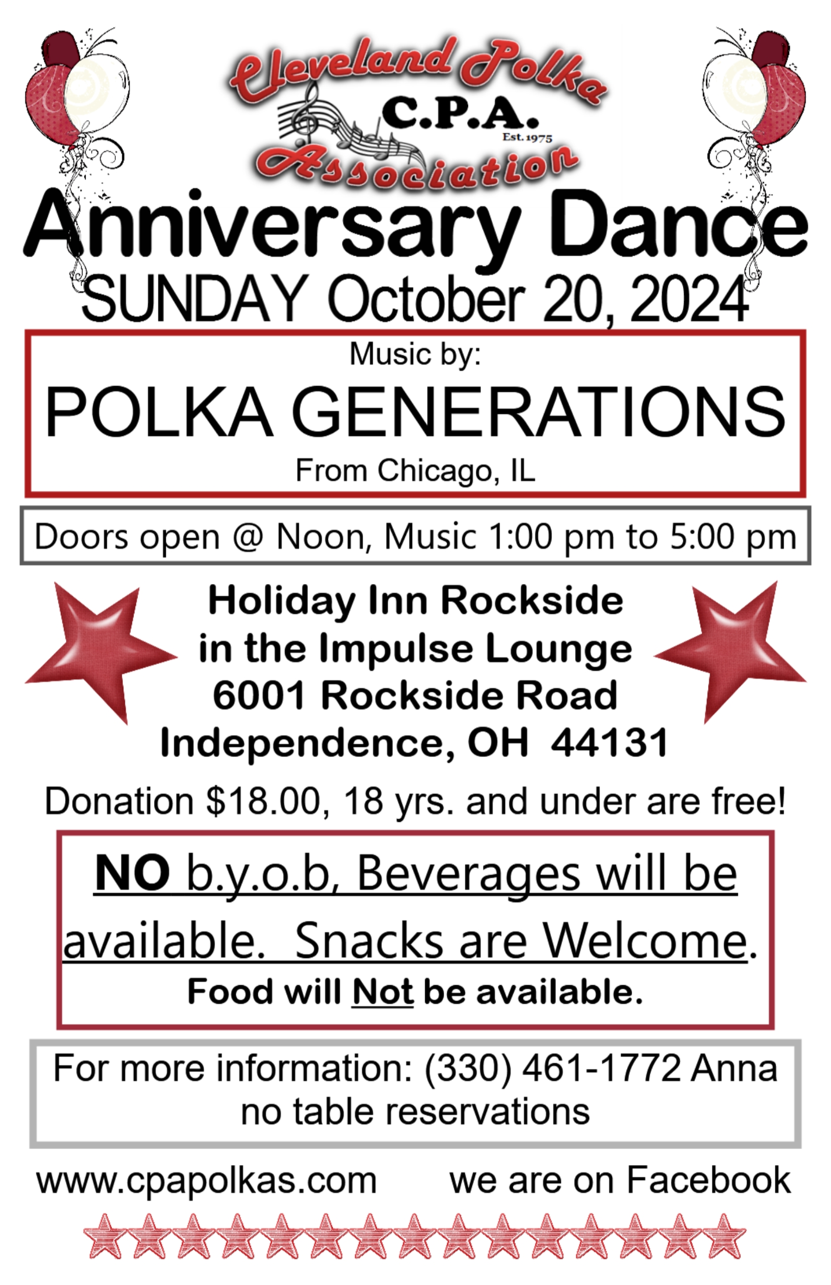 Cleveland Polka Association's Anniversary Dance