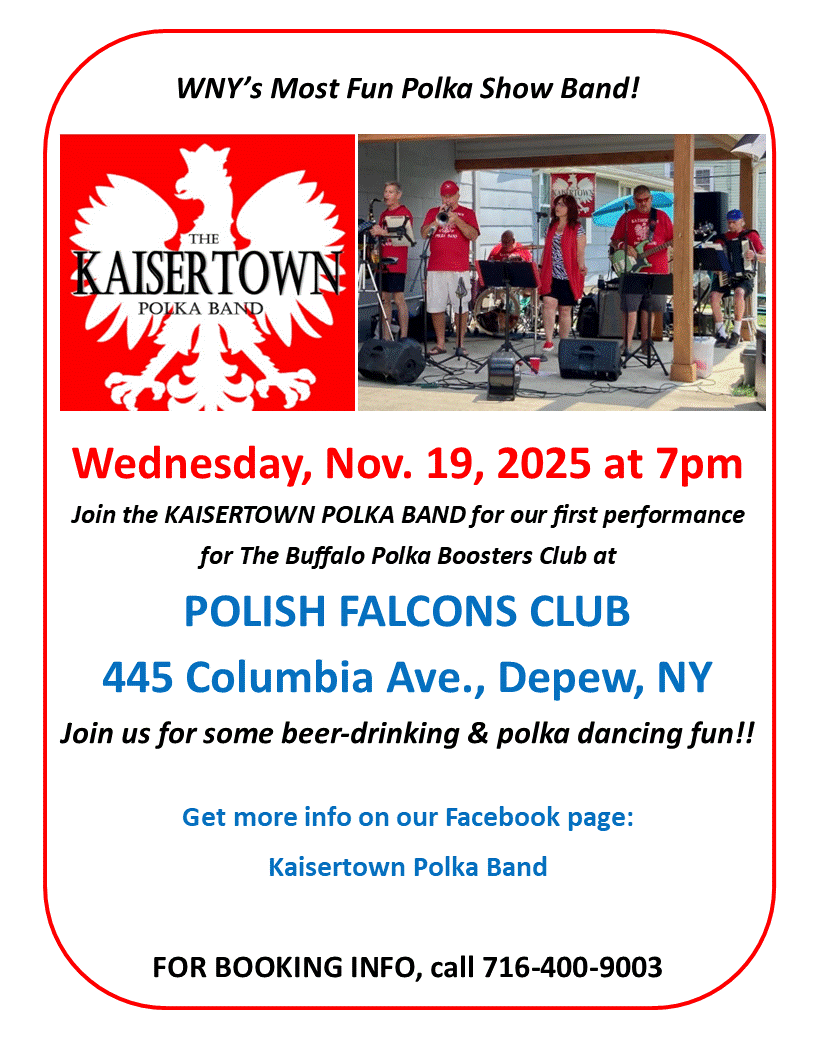Buffalo Polka Boosters with the KAISERTOWN POLKA BAND